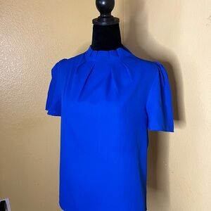 Elegant Blue Women's Top